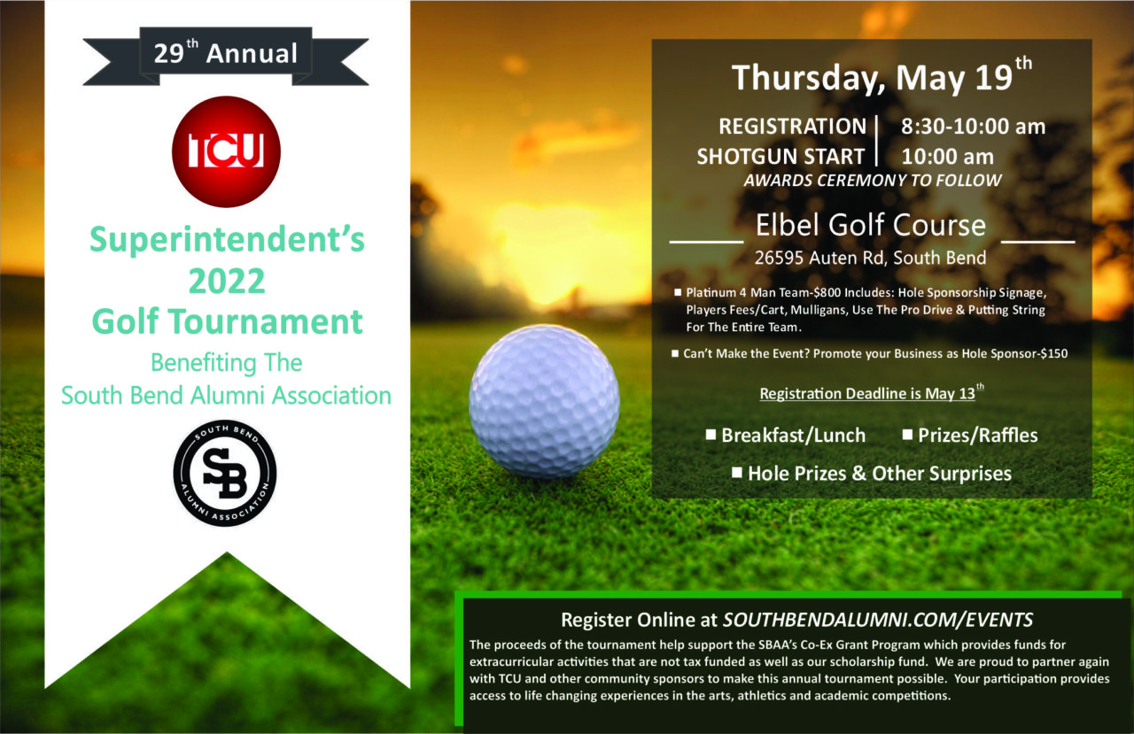 2022 SBAA TCU Superintendents Golf Tournament Flyer for Blog Post II ...